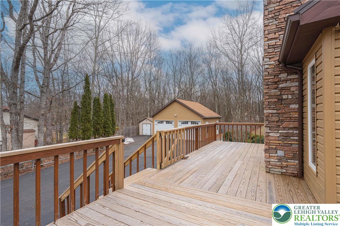53 Panther Run Road Jim Thorpe, PA 18229 - Photo 8 of 53 a balcony with wooden floor and fence