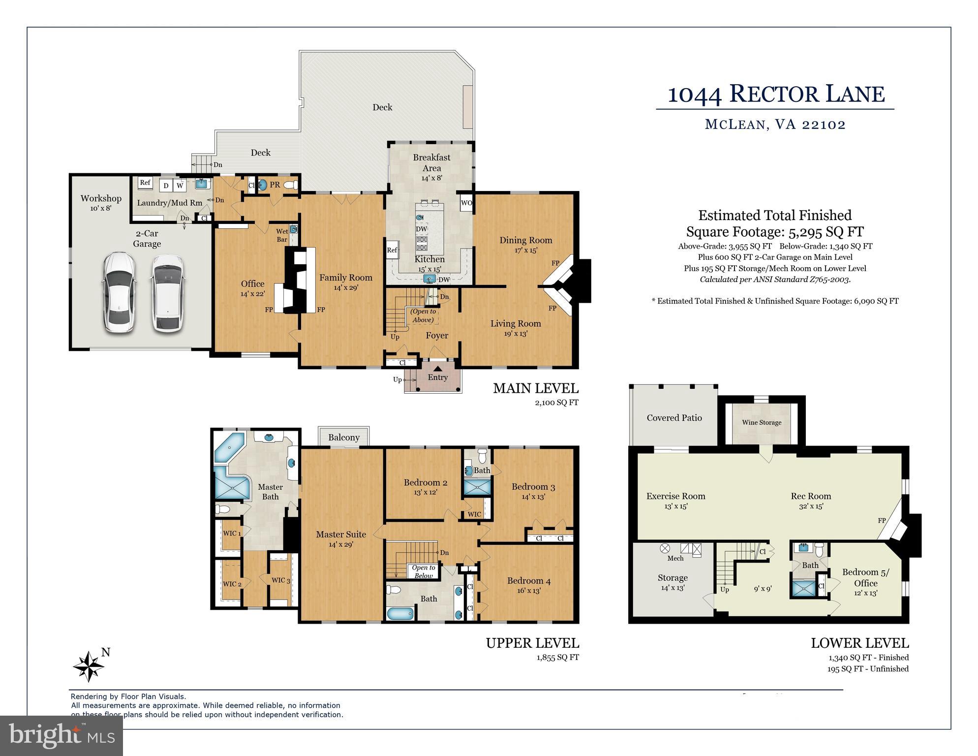 1044 Rector Lane McLean, VA 22102 - Photo 53 of 53 Floor plan