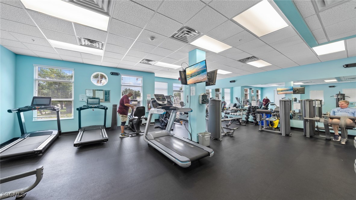 2745 First Street, Unit 1305 Fort Myers, FL 33916 - Photo 35 of 36 a view of a room with gym equipment