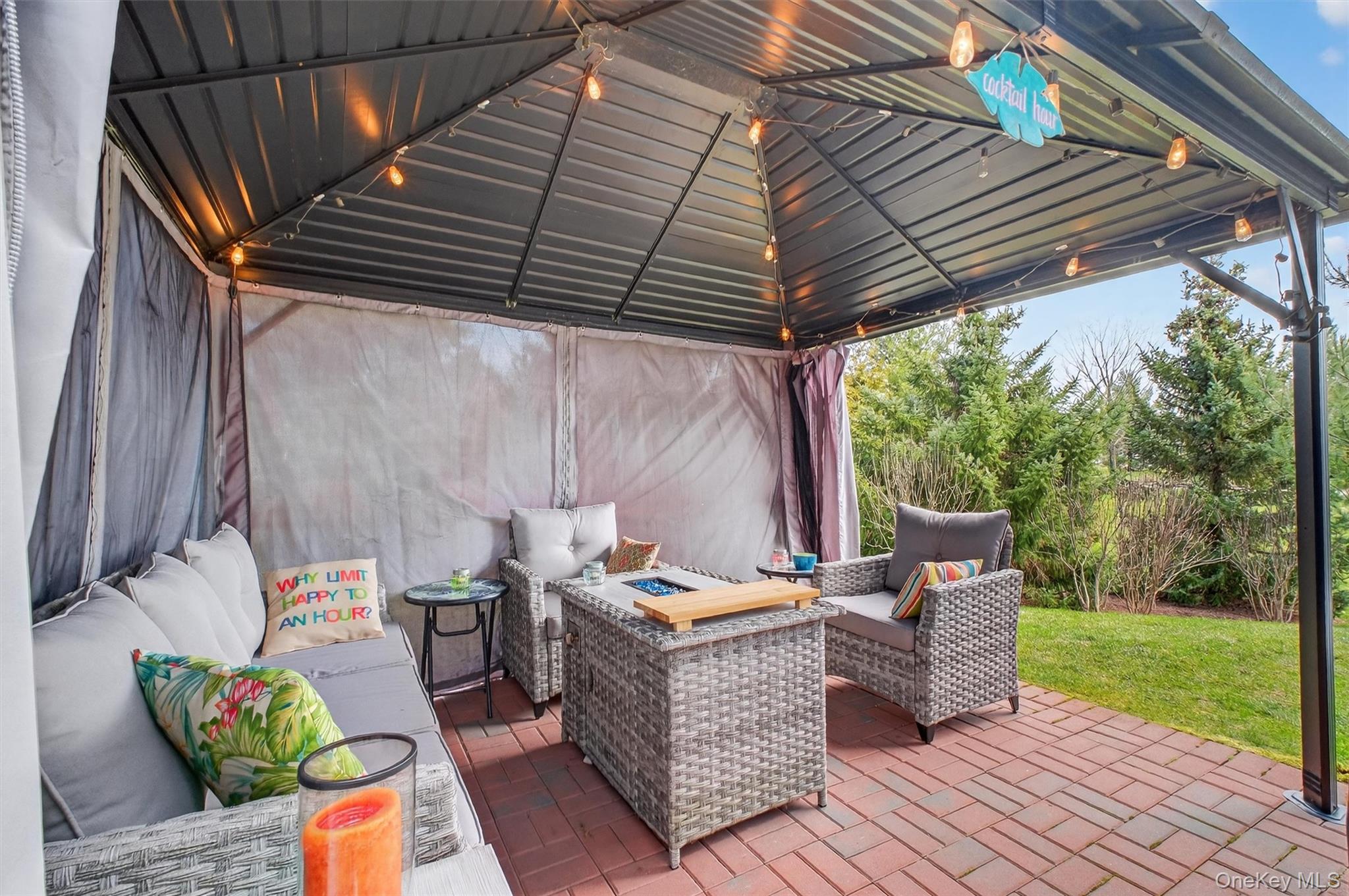 25 Hoffman Road Hopewell Junction, NY 12533 - Photo 30 of 35 a patio with couches and a fire pit