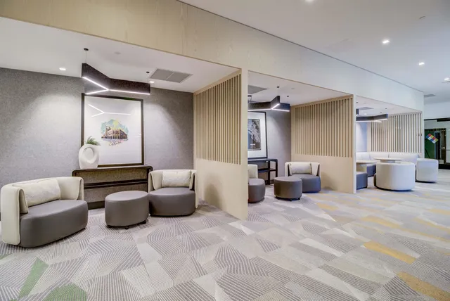 a bedroom with furniture and a couch