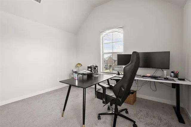 a view of a workspace with a window