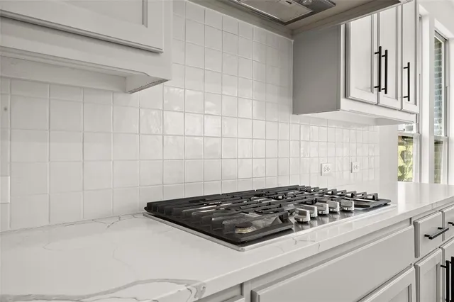 a bathroom with a stove