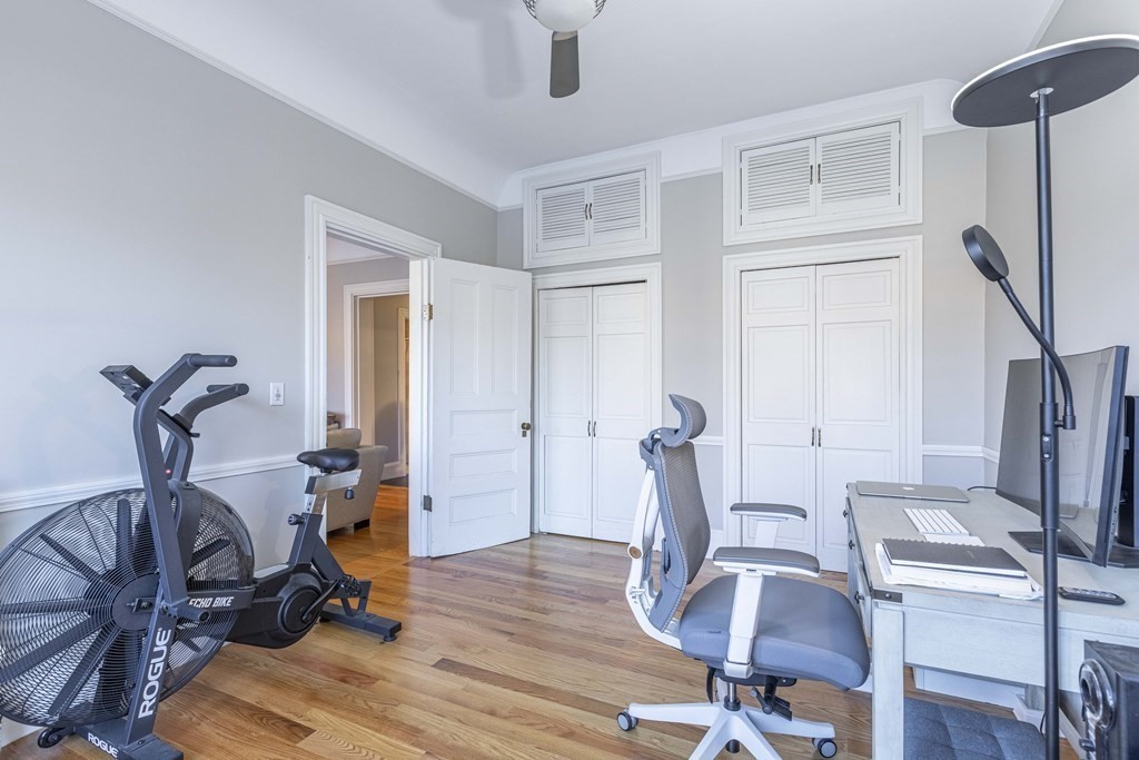 362 Commonwealth Avenue, Unit 2A Boston, MA 02115 - Photo 22 of 38 a view of a room with gym equipment