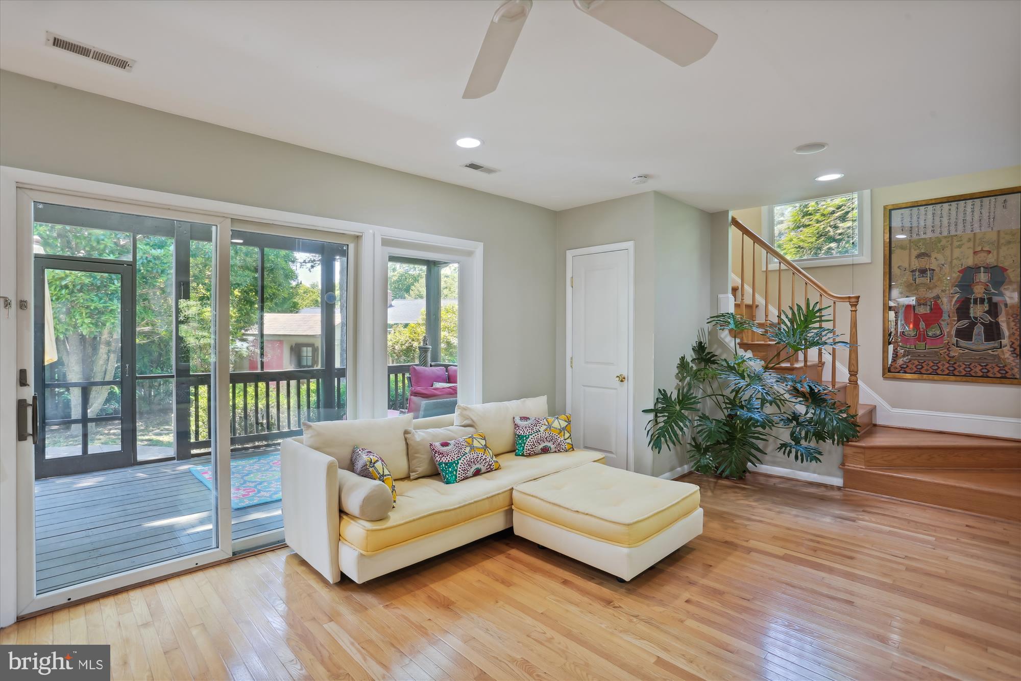 6521 East Halbert Road Bethesda, MD 20817 - Photo 14 of 52 Sun-Drenched Living Room