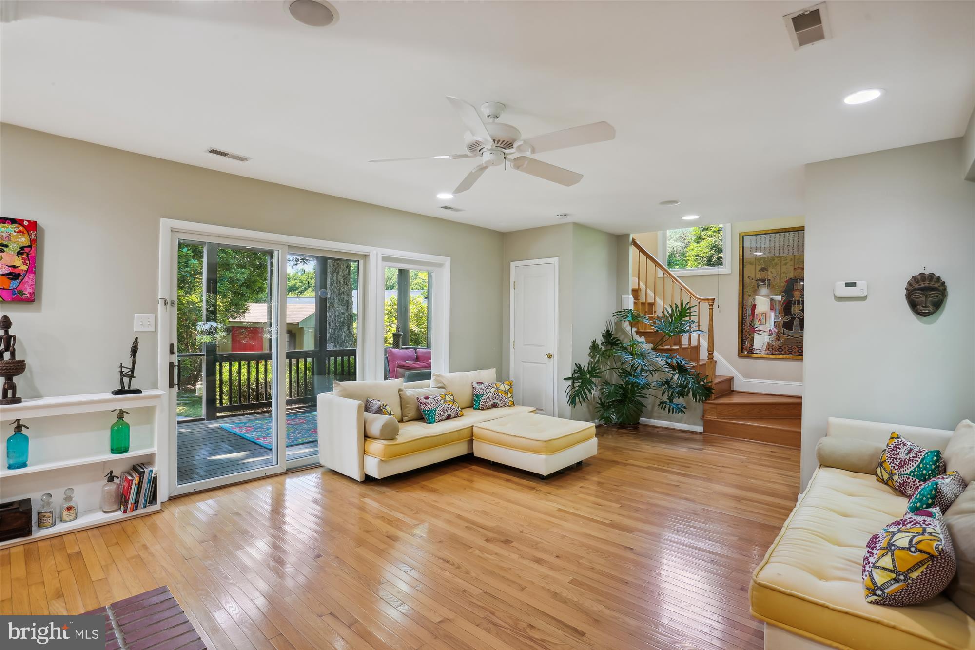 6521 East Halbert Road Bethesda, MD 20817 - Photo 18 of 52 Living Room Opens to the Screen Porch