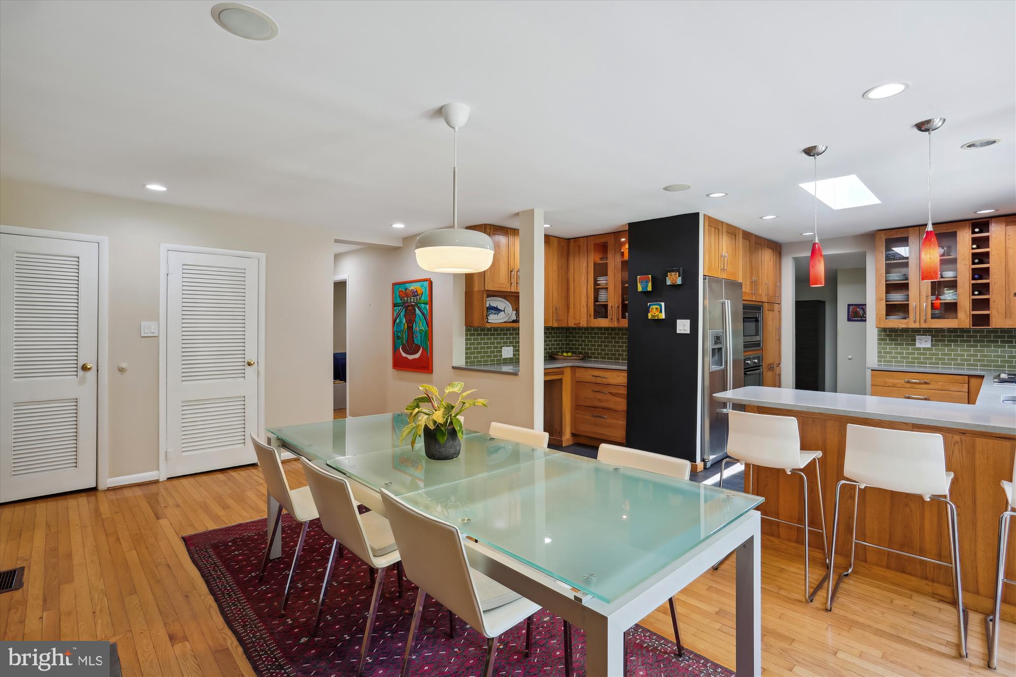 6521 East Halbert Road Bethesda, MD 20817 - Photo 9 of 52 Dining Room Opens to the Kitchen