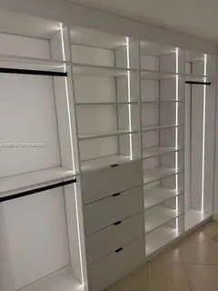 a view of walk in closet