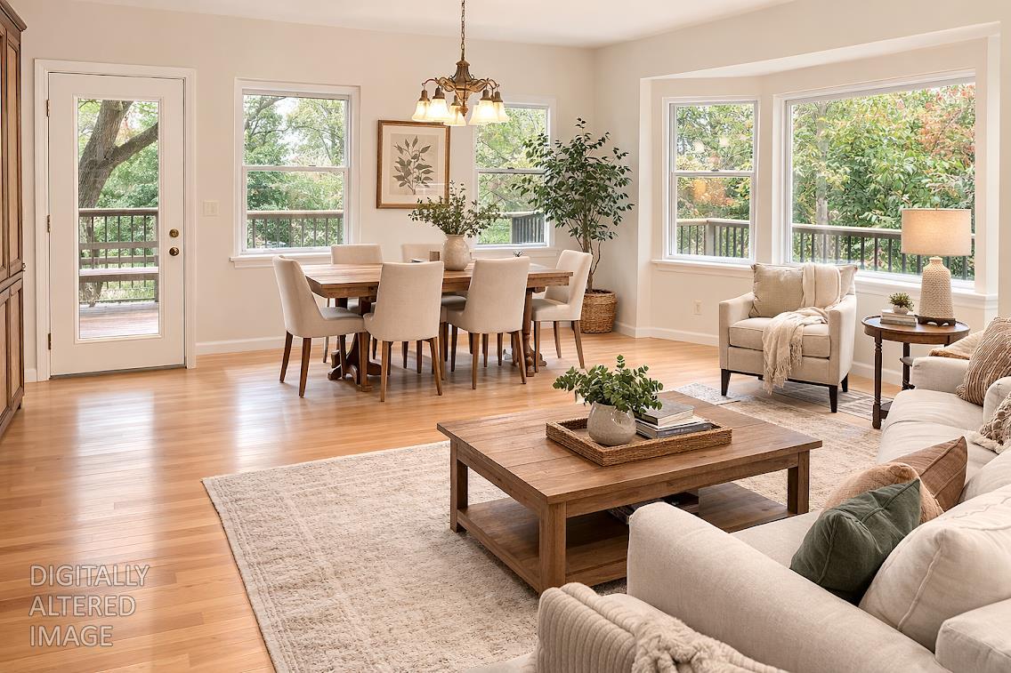 12439 Homestead Way Auburn, CA 95603 - Photo 3 of 27 a living room with furniture wooden floor and a floor to ceiling window