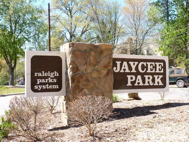 821 Daniels Street, Unit B Raleigh, NC 27605 - Photo 20 of 25 a sign on the side of a building