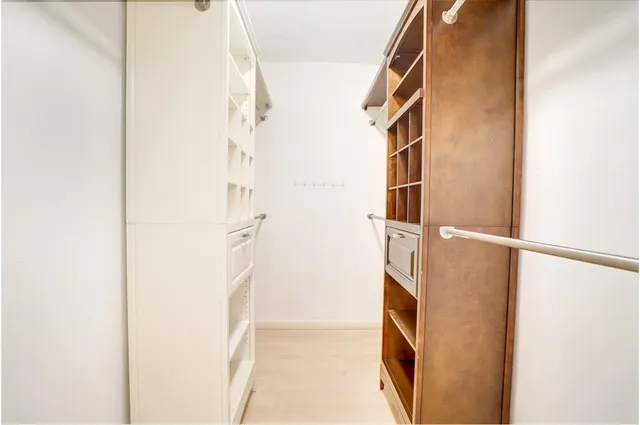 a view of walk in closet