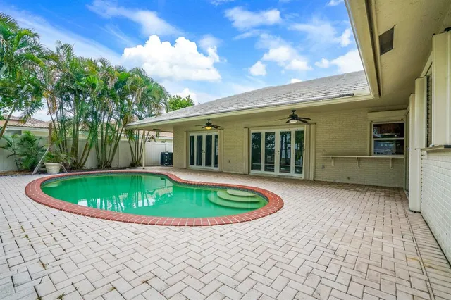 a front view of house with outdoor space