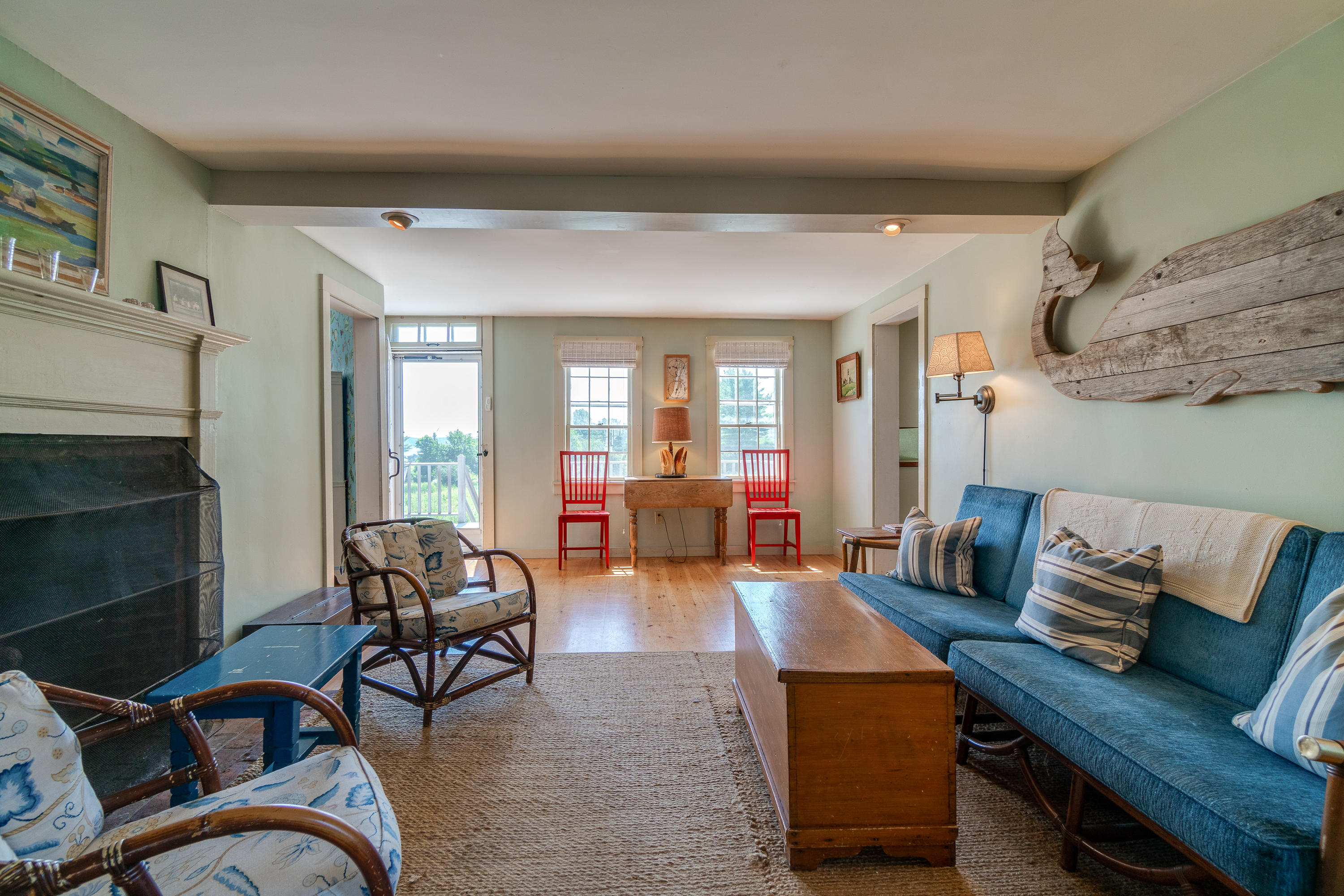 1439 Highway 32 Bristol, ME 04564 - Photo 21 of 54 Large living room with fireplace