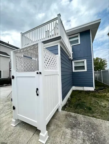 a view of a house with a door