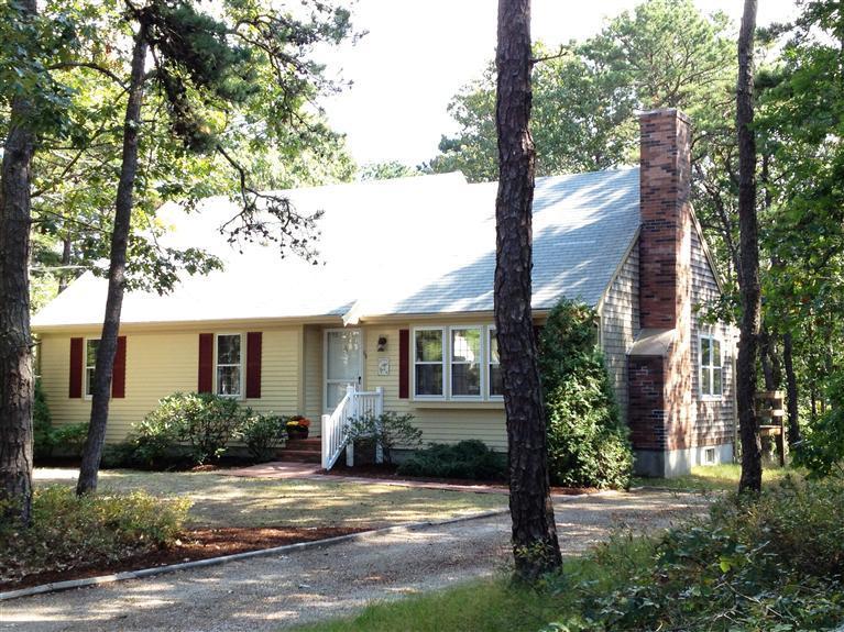 64 Day Road Wellfleet, MA 02667 - Photo 23 of 24 a front view of a house with garden
