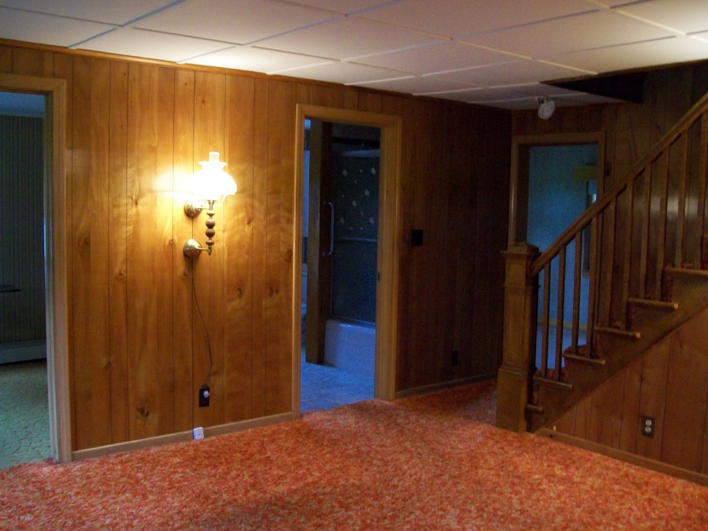 34 Albany Road West Stockbridge, MA 01266 - Photo 17 of 34 a view of a hallway with wooden walls