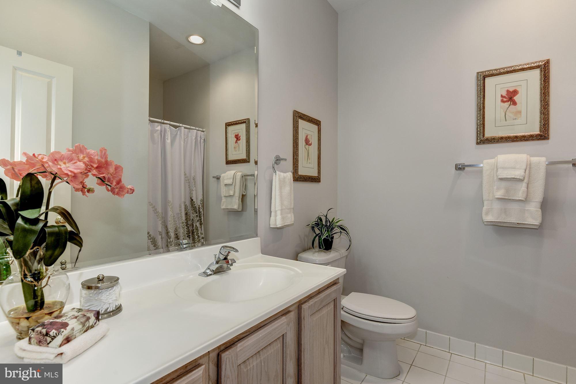 625 Ellen Wilson Place Southeast Washington, DC 20003 - Photo 14 of 26 a bathroom with a toilet sink and mirror