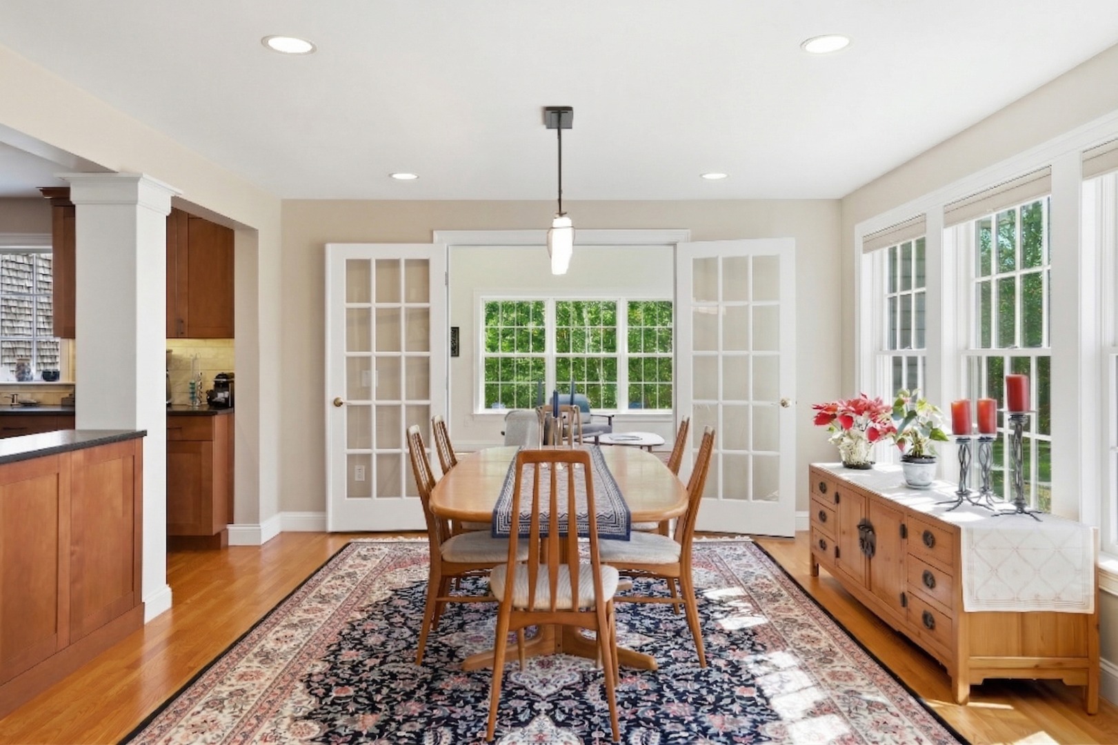 25 Bold Meadow Road Edgartown, MA 02539 - Photo 19 of 42 Dining room with kitchen adjacent