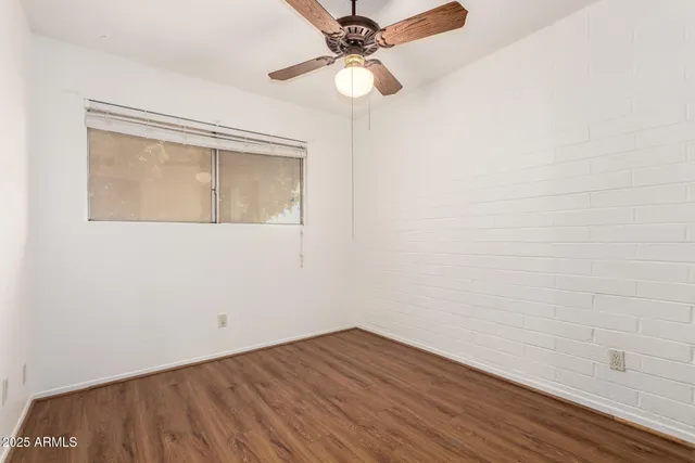 wooden floor in an empty room