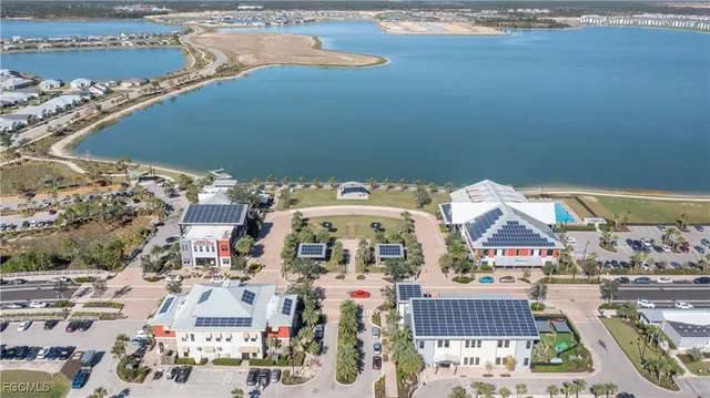 a view of city and lake