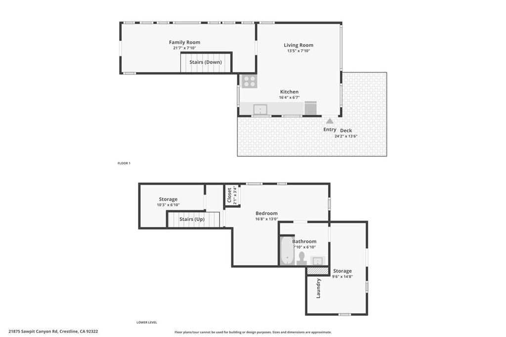 21875 Sawpit Canyon Road Cedarpines Park, CA 92322 - Photo 40 of 40 Combined floorplans