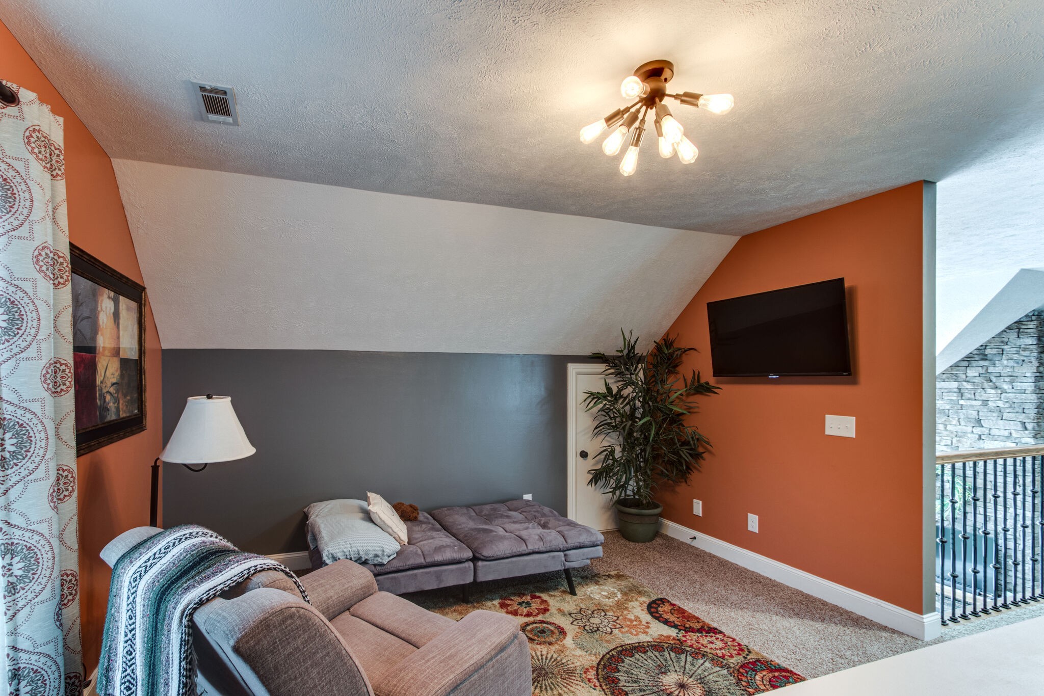 67 Cedar Bend Road Beechgrove, TN 37018 - Photo 25 of 48 a living room with furniture and a flat screen tv