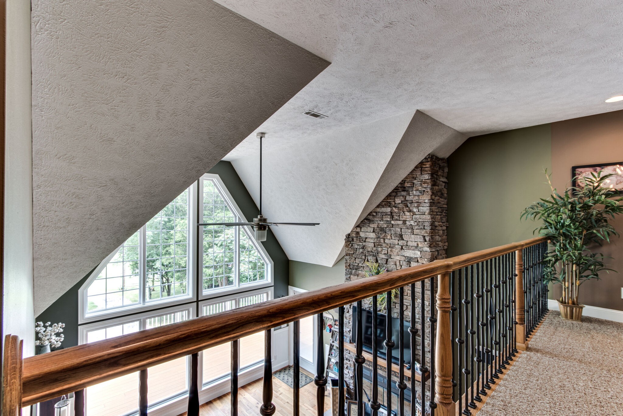 67 Cedar Bend Road Beechgrove, TN 37018 - Photo 26 of 48 a view of staircase with railing and stairs