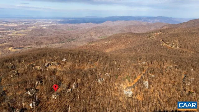 a small area with trees in the background