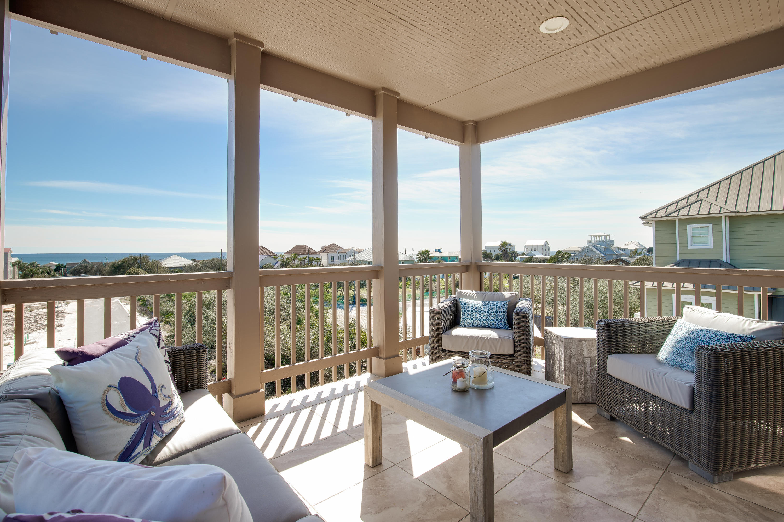 46 Eagles Landing Inlet Beach Inlet Beach, FL 32461 - Photo 19 of 40 a living room with furniture and floor to ceiling windows