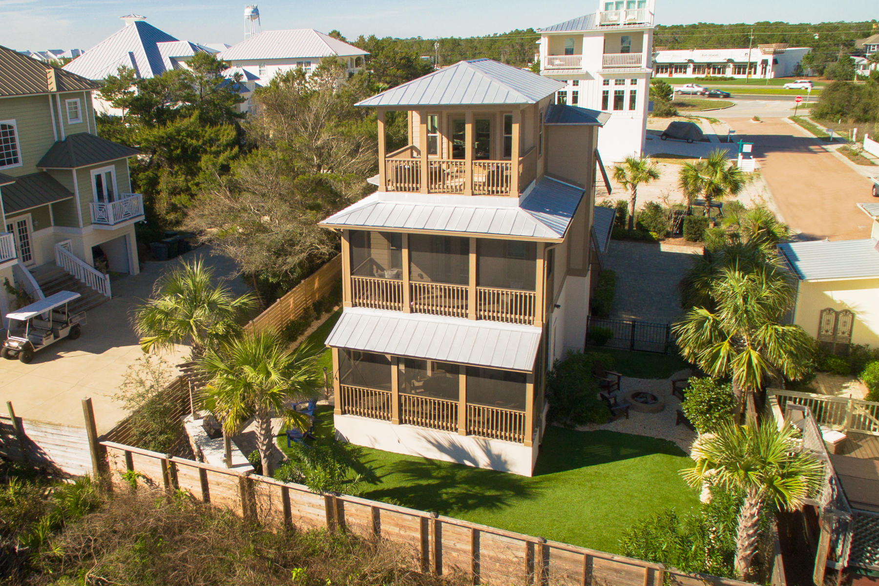 46 Eagles Landing Inlet Beach Inlet Beach, FL 32461 - Photo 2 of 40 a front view of a house with garden