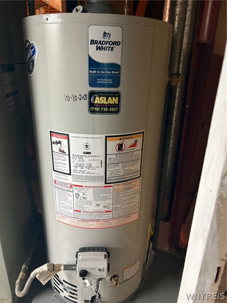 8421 Forest Road Royalton, NY 14067 - Photo 31 of 35 Hot Water Tank Installed 2023