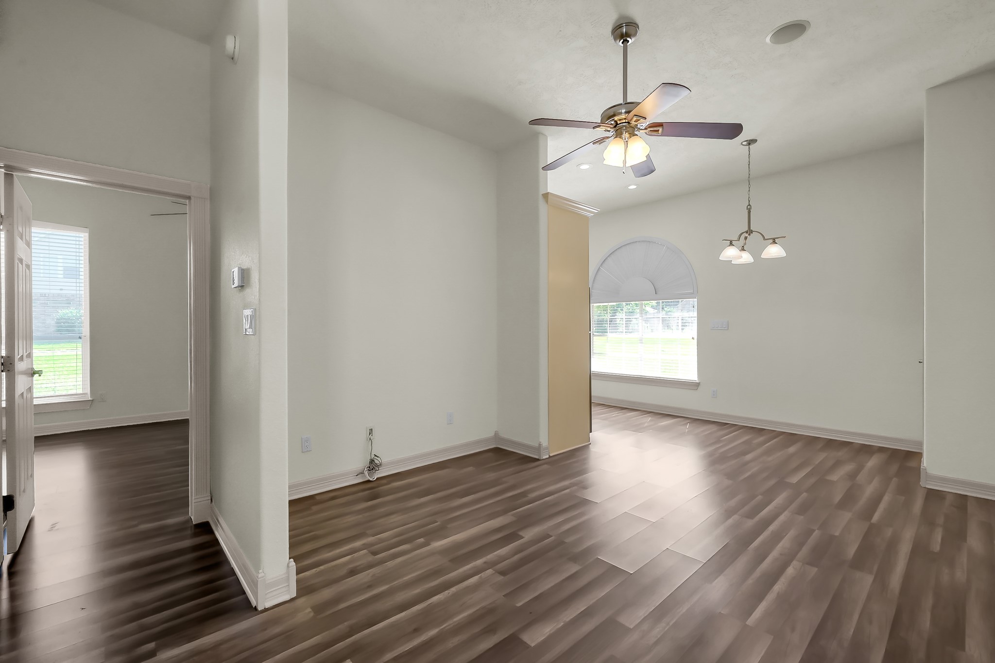 12758 Aries Loop Willis, TX 77318 - Photo 43 of 48 ADU Living Area with Bedroom to the Left and Kitchen to the Right