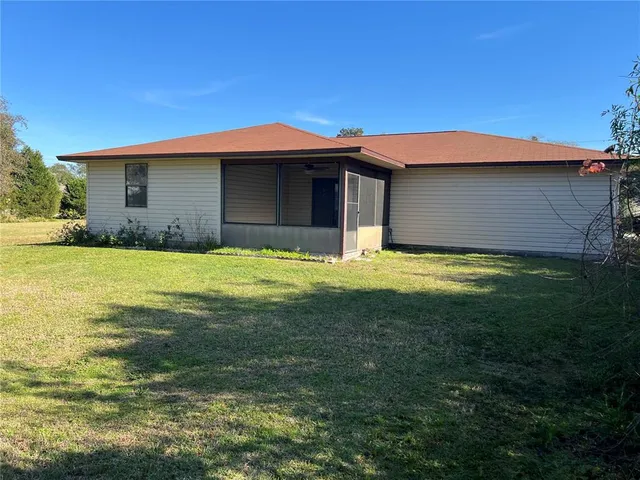 a house view with a garden space