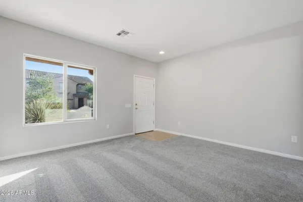 a view of empty room