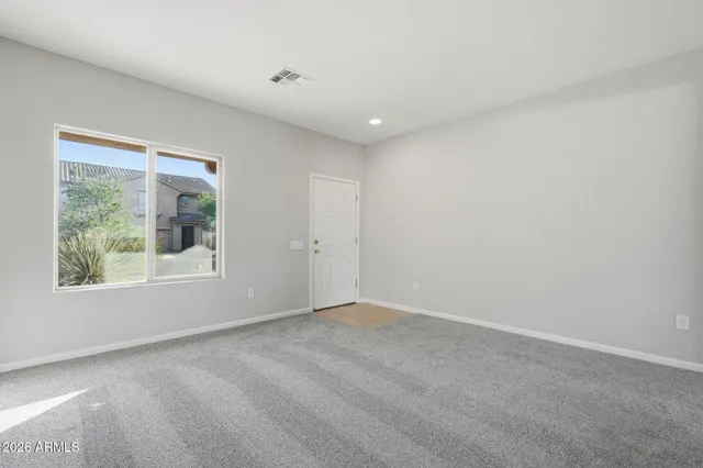 a view of empty room