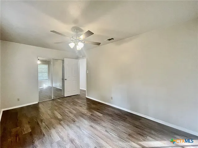 wooden floor in an empty room