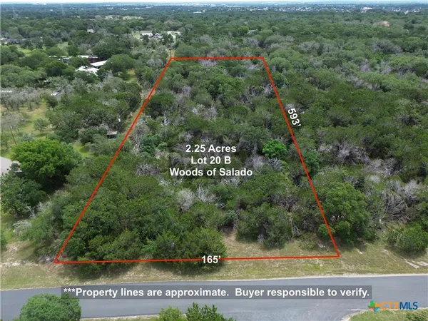 $159,900 | Tbd Lot 20 B Tbd Drive, Salado, TX 76571