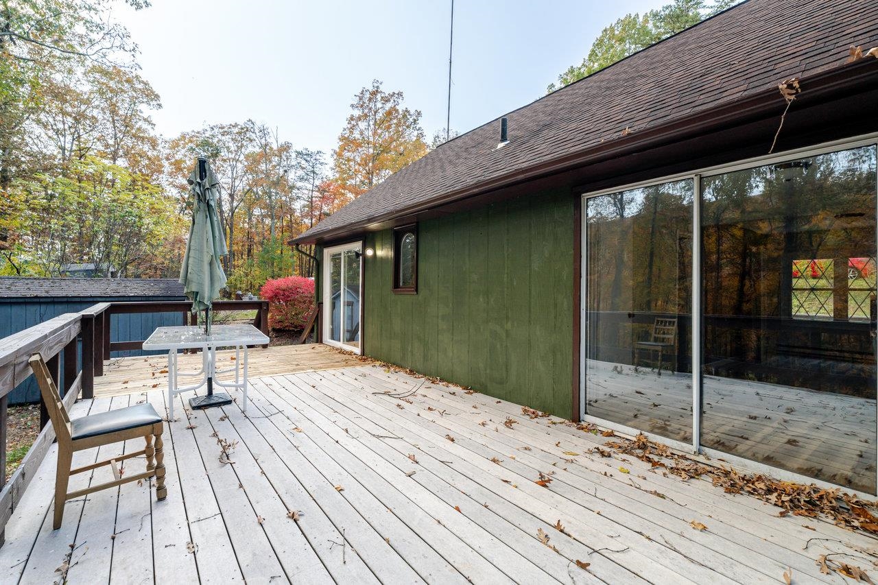 115 Risk Road Mount Jackson, VA 22842 - Photo 25 of 50 a backyard of a house with table and chairs