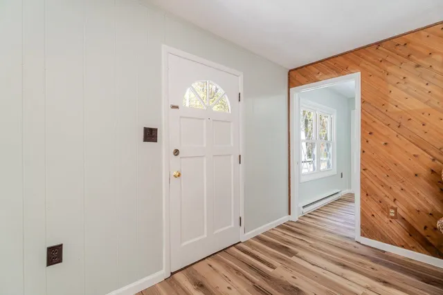 wooden floor in a gallery