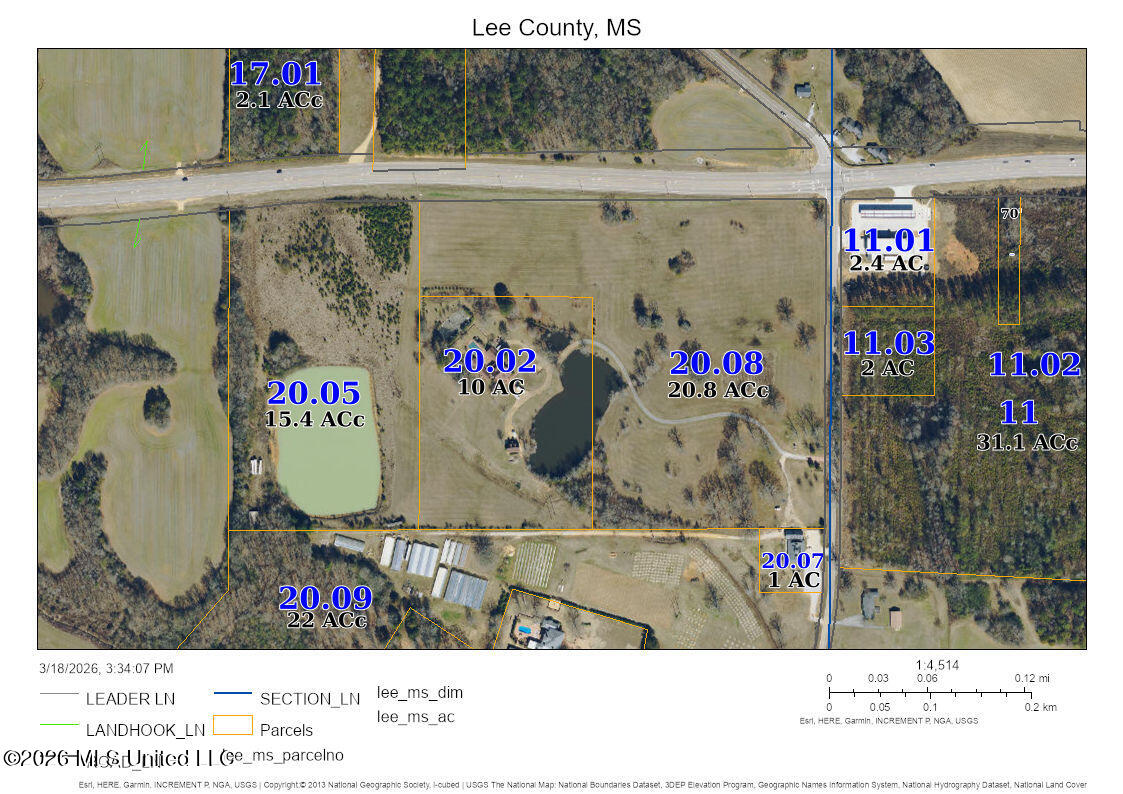 West Barnes Crossing Road Tupelo, MS 38804 - Photo 1 of 4 Site Aerial