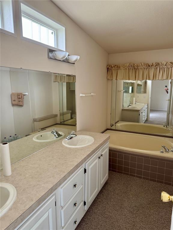 1644 Ibis Court Punta Gorda, FL 33982 - Photo 18 of 42 a bathroom with a granite countertop sink and a mirror