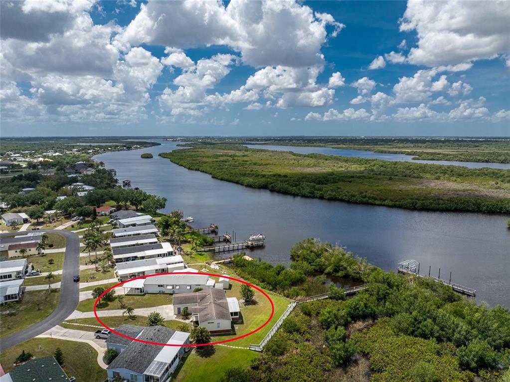 1644 Ibis Court Punta Gorda, FL 33982 - Photo 32 of 42 an aerial view of a houses with yard