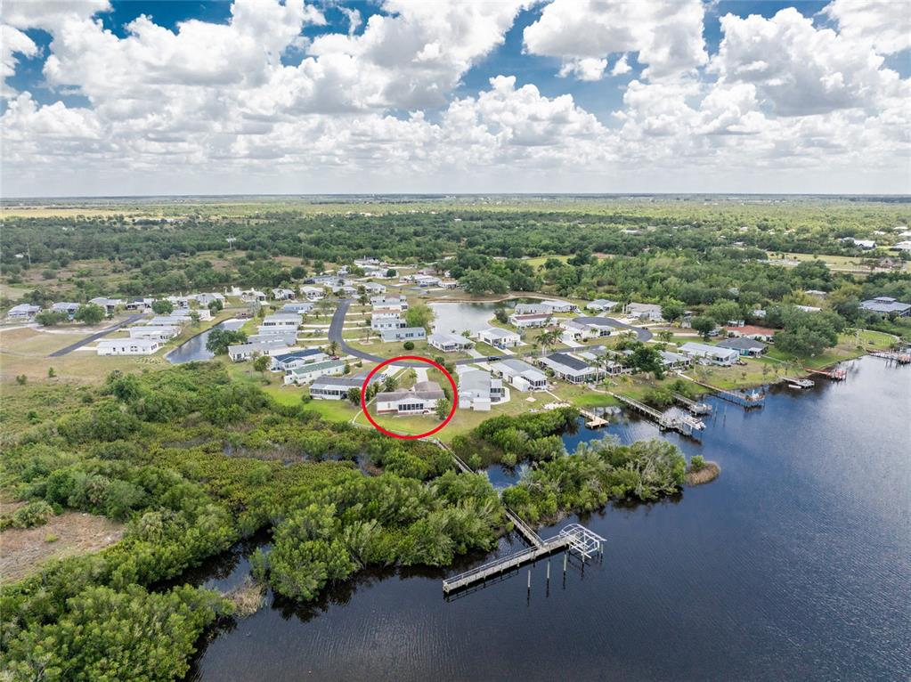 1644 Ibis Court Punta Gorda, FL 33982 - Photo 34 of 42 an aerial view of a city and lake view