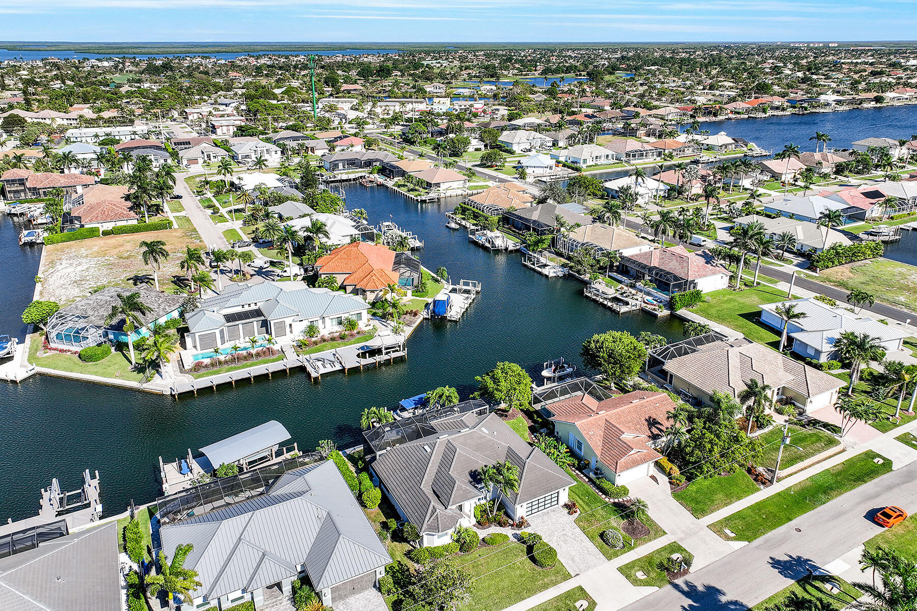 409 Waterleaf Court Marco Island, FL 34145 - Photo 35 of 38 an aerial view of residential houses with outdoor space