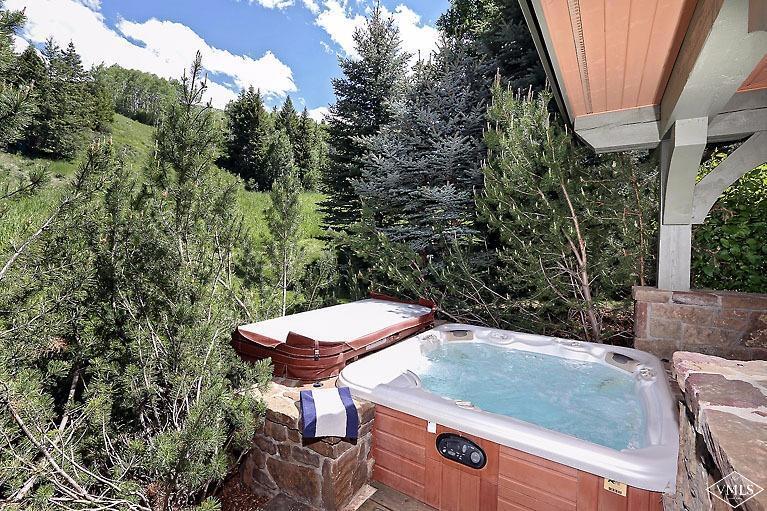 404 Cresta Road Edwards, CO 81632 - Photo 15 of 24 a view of a backyard with sitting area