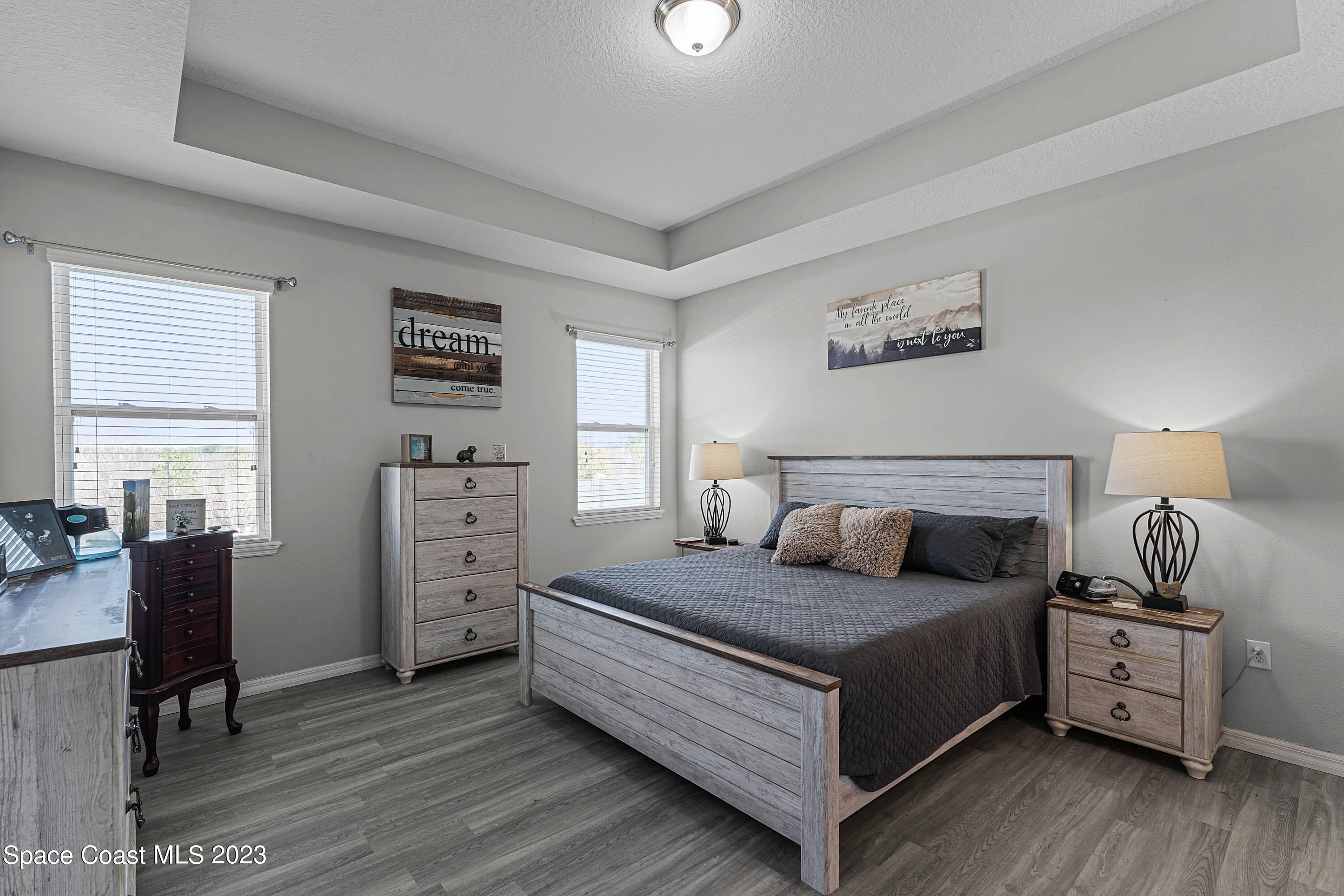 1803 Brockridge Road Kissimmee, FL 34744 - Photo 8 of 46 a bedroom with a bed and a couch