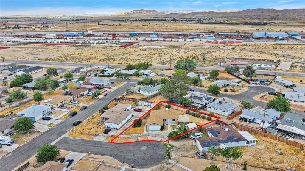 2567 Perth Court Barstow, CA 92311 - Photo 54 of 56 an aerial view of residential building and lake