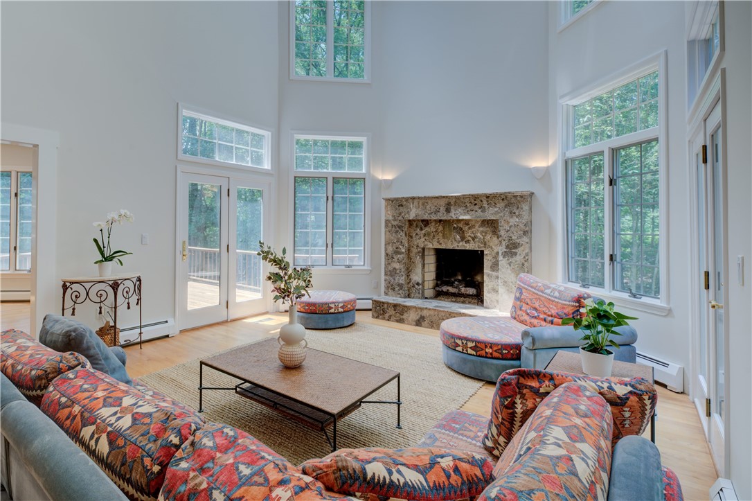 137 Signal Ridge Way East Greenwich, RI 02818 - Photo 20 of 50 Gas Fireplace; 2 French doors to Deck