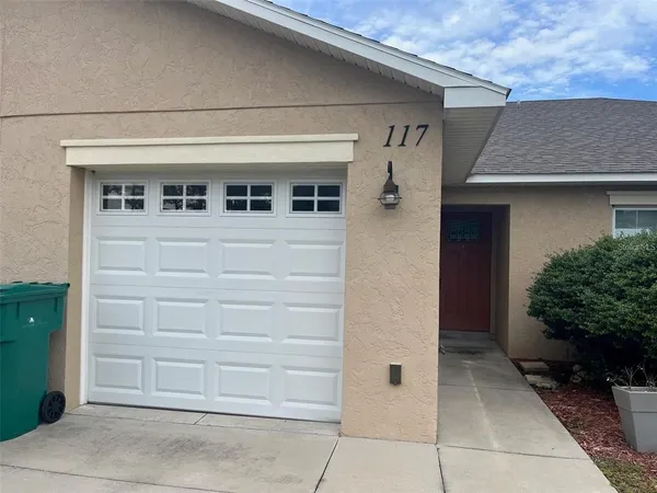 a view of front door