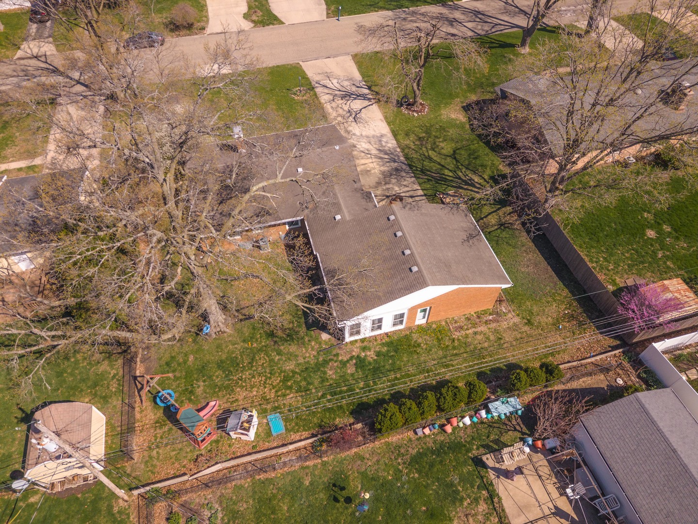 1903 Croxton Avenue Bloomington, IL 61701 - Photo 47 of 55 an aerial view of a house with a yard